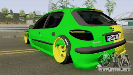 Peugeot 206 Two Face para GTA San Andreas