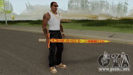 Dragon Sword para GTA San Andreas