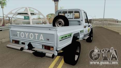 Toyota Land Cruiser Bajos Recursos para GTA San Andreas