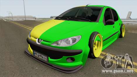 Peugeot 206 Two Face para GTA San Andreas