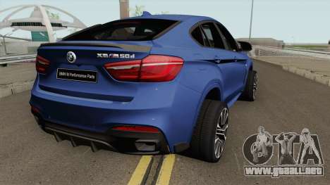 BMW X6 M Performance Parts para GTA San Andreas