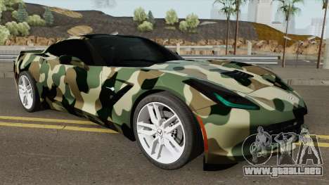 Chevrolet Corvette C7 (Army Style) para GTA San Andreas