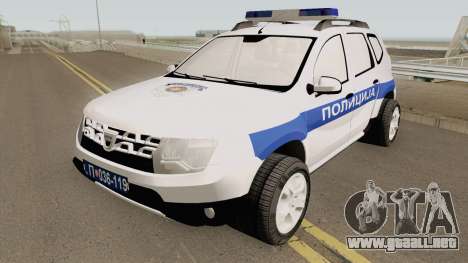 Dacia Duster Serbian Police para GTA San Andreas