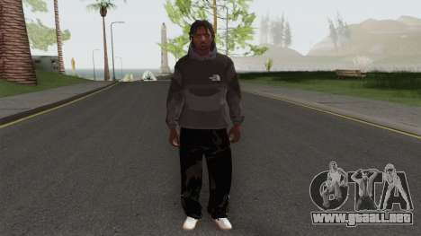 The North Face Black Guy para GTA San Andreas