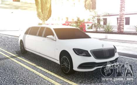 Mercedes-Benz S650 Pullman Maybach 2019 para GTA San Andreas