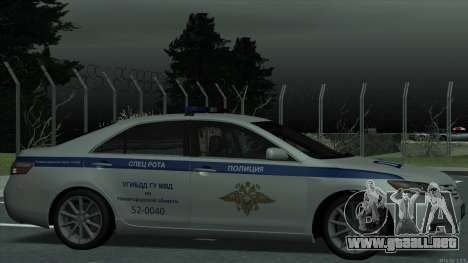 Toyota Camry 2007 MS DPS de la policía de tráfic para GTA San Andreas