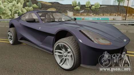 Grotti Itali GTO (812 Superfast Style) GTA V IVF para GTA San Andreas