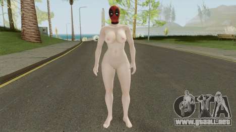 Honoka Nude Cosplay Lady Deadpool para GTA San Andreas