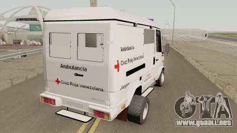 Mercedes-Benz Vario 512D Ambulancia Venezuela para GTA San Andreas