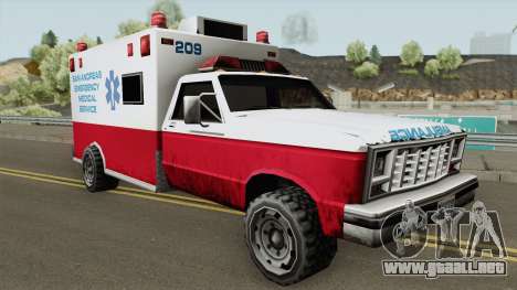 Ambulance From 70s para GTA San Andreas