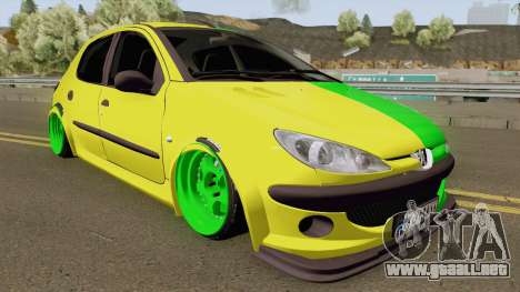 Peugeot 206 Two Face para GTA San Andreas