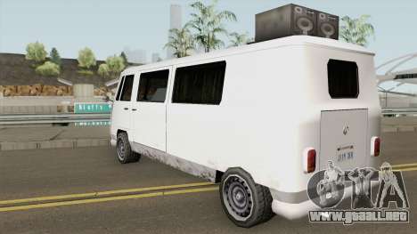 Volkswagen Kombi (Camper) TCGTABR para GTA San Andreas