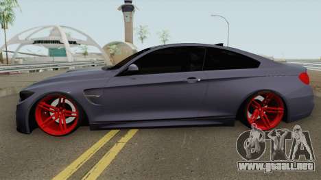 BMW M4 2014 SlowDesign (Red Wheels) para GTA San Andreas