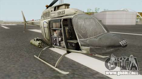 Bell OH-58A Kiowa para GTA San Andreas