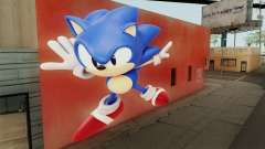 Sonic Wall Mod para GTA San Andreas