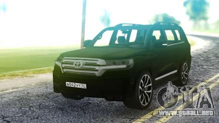 Toyota Land Cruiser Black para GTA San Andreas