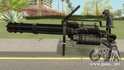 M-134 Minigun Black Ops Camo para GTA San Andreas