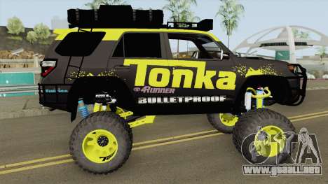 Toyota 4Runner Tonka Truck para GTA San Andreas