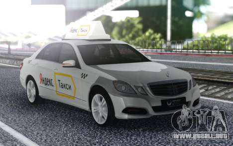 Mercedes-Benz E-Class Yandex Taxi para GTA San Andreas