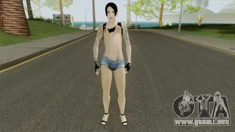 Rock Girl Skin para GTA San Andreas