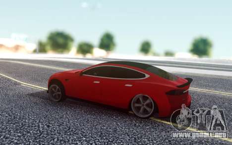 Tesla Model S Stance para GTA San Andreas