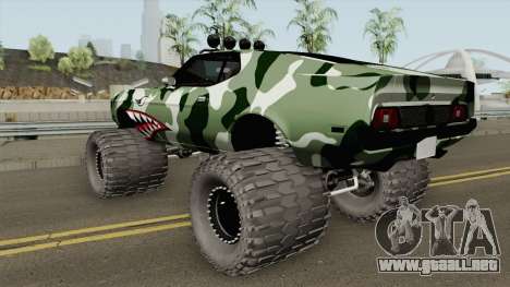 Ford Mustang Off Road Camo Shark 1971 para GTA San Andreas