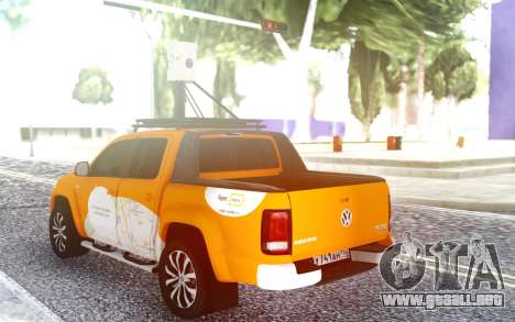 Volkswagen Amarok V6 De Yandex.Tarjeta de para GTA San Andreas