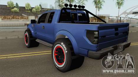 Ford Raptor BkSquadron para GTA San Andreas