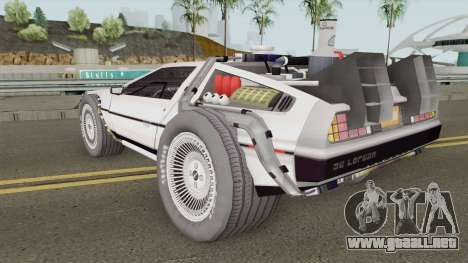 Delorean DMC-12 Time Machine BTTF 2 para GTA San Andreas