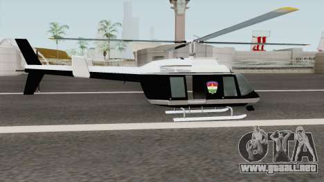 Hungarian Police Maverick (Magyar Rendorhelikop) para GTA San Andreas