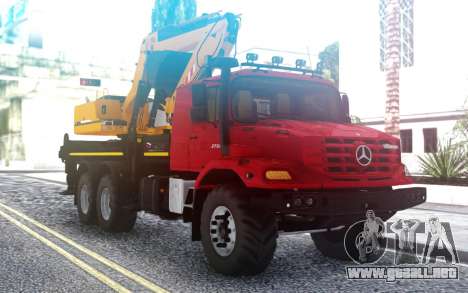 Mercedes-Benz Zetros Excavadora para GTA San Andreas