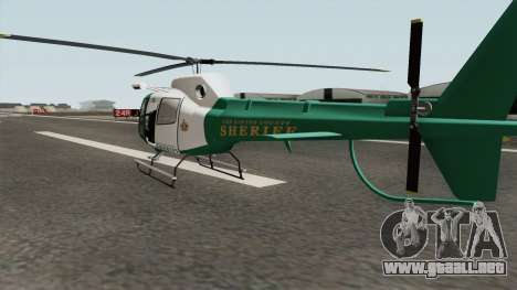 Los Santos County Sheriff Helicopter para GTA San Andreas