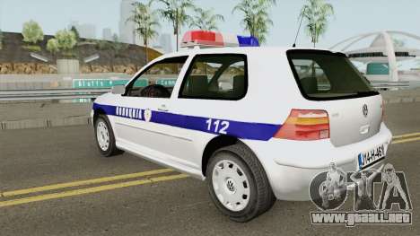 Volkswagen Golf IV Policija Republike Srpske para GTA San Andreas