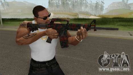 CS:GO M4A1 (Redtiger Skin) para GTA San Andreas