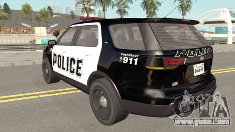 Vapid Police Cruiser Utility GTA V para GTA San Andreas