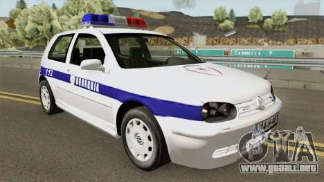 Volkswagen Golf IV Policija Republike Srpske para GTA San Andreas