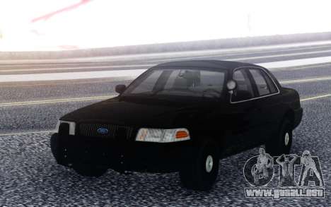 Ford Victoria FBI para GTA San Andreas