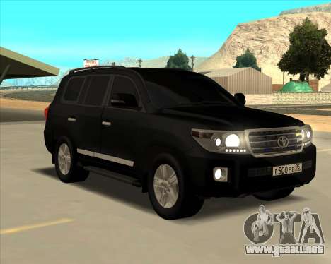 Toyota Land Cruiser 200 2013 para GTA San Andreas