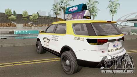 Vapid Scout Taxi GTA V IVF para GTA San Andreas