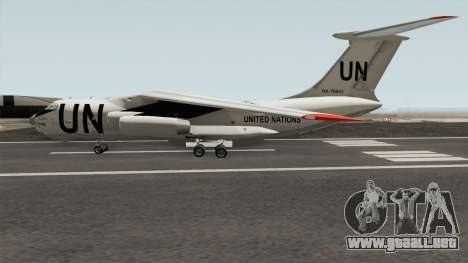 Ilyushin Il-76TD United Nations para GTA San Andreas