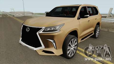 Lexus LX570 SUPER SPORT 2019 para GTA San Andreas