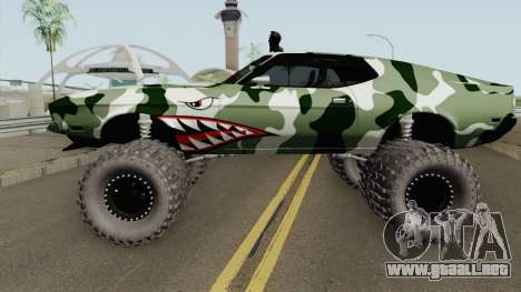 Ford Mustang Off Road Camo Shark 1971 para GTA San Andreas