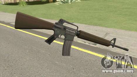M16A2 Partial Desert Camo (Ext Mag) para GTA San Andreas