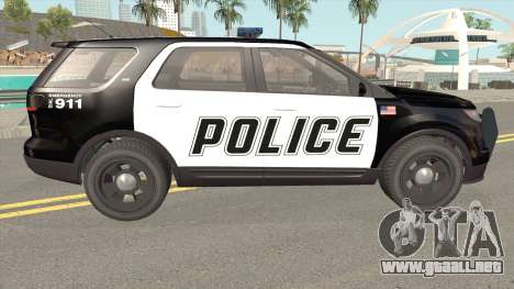 Vapid Police Cruiser Utility GTA V para GTA San Andreas