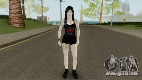Metal Girl Skin para GTA San Andreas