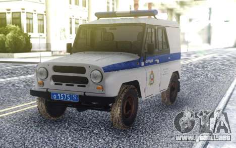 UAZ 3151 Policía para GTA San Andreas