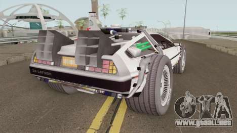 Delorean DMC-12 Time Machine BTTF 2 para GTA San Andreas