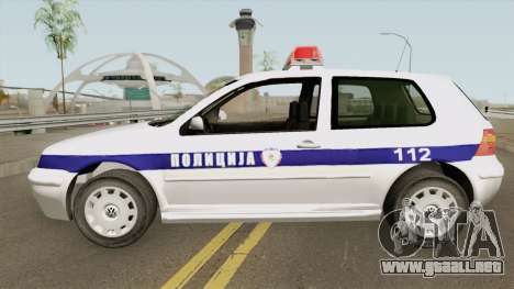 Volkswagen Golf IV Policija Republike Srpske para GTA San Andreas