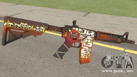 CS-GO M4A4 Hellfire para GTA San Andreas