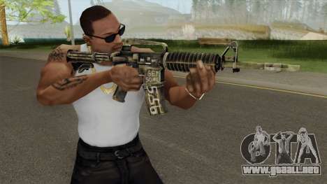 CS:GO M4A1 (Flashback Skin) para GTA San Andreas